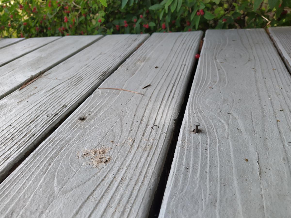 nail_causing_injury_on_pathway